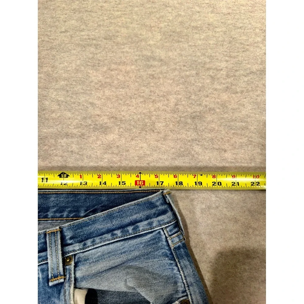 Levis 501 Original Fit Jeans Men 36x30 Blue Cotton Button Fly Straight Leg Denim